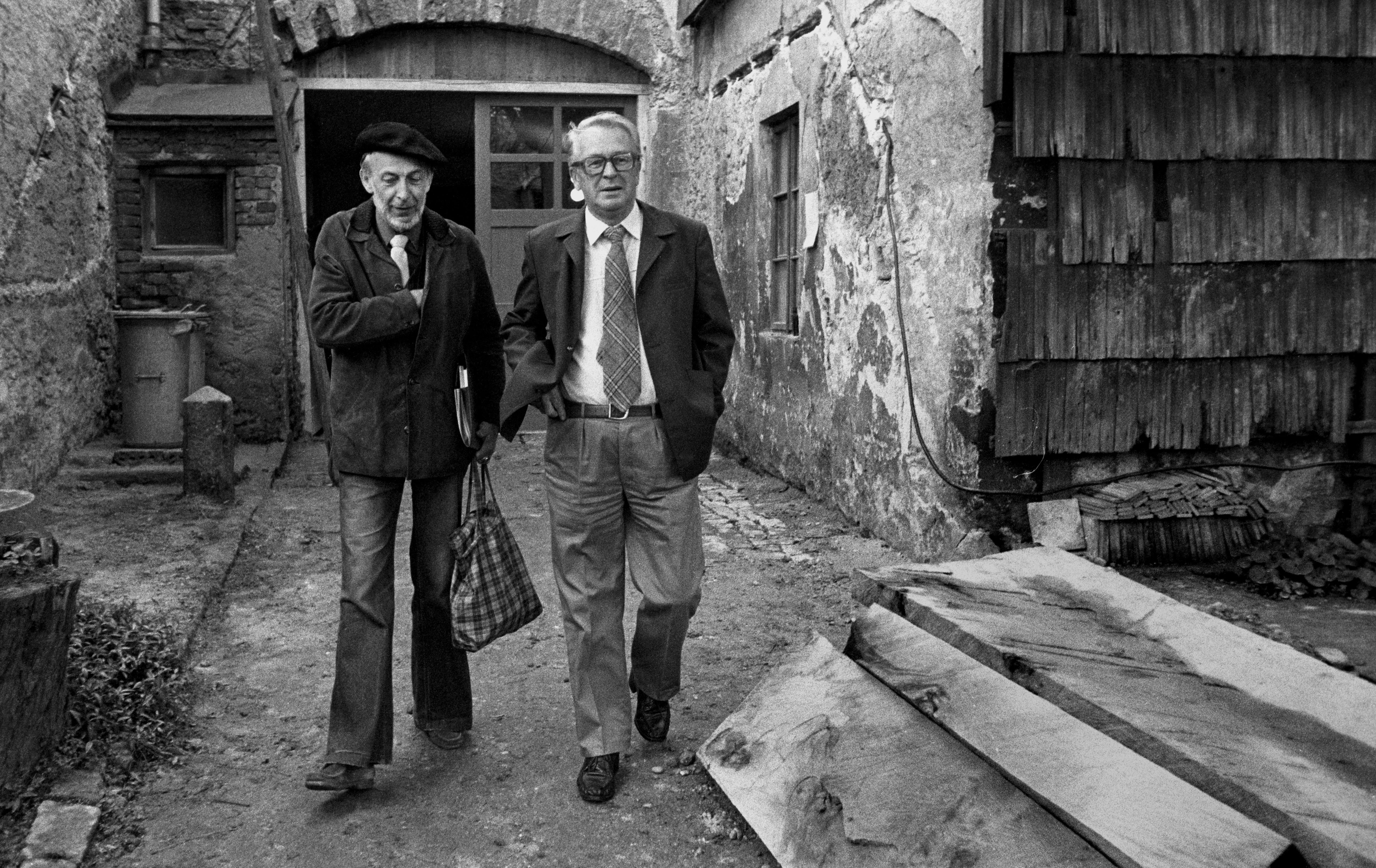 23 Jiří Šetlík a Vladimír Janoušek, 1984 foto Hana Hamplová