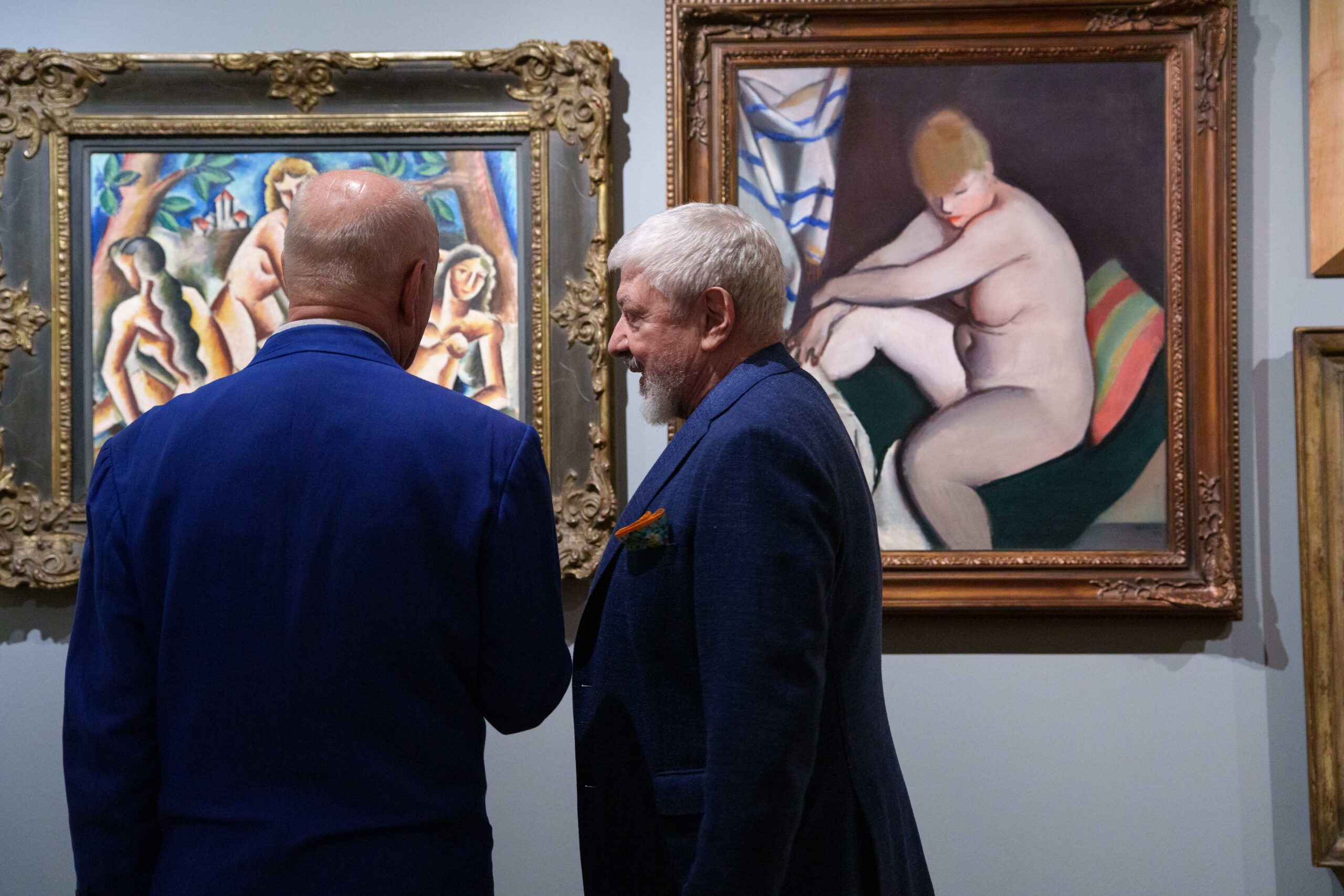Husa na Kampě - vernisáž výstavy sbírky Vladimíra Železného v Museum Kampa, Praha 14. června 2024, foto: Jan Rasch